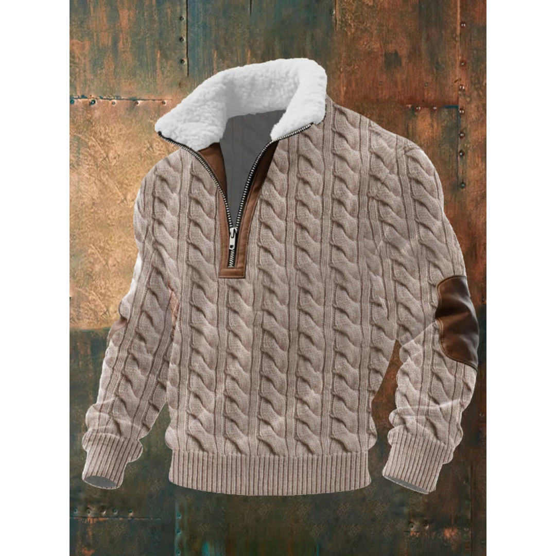 Pull Homme Polaire Col Montant Chaud – Florian