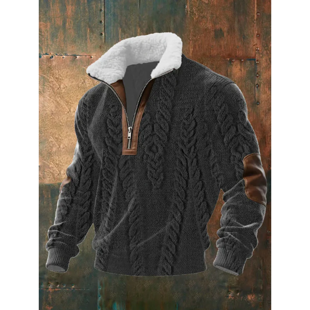 Pull Homme Polaire Col Montant Chaud – Florian