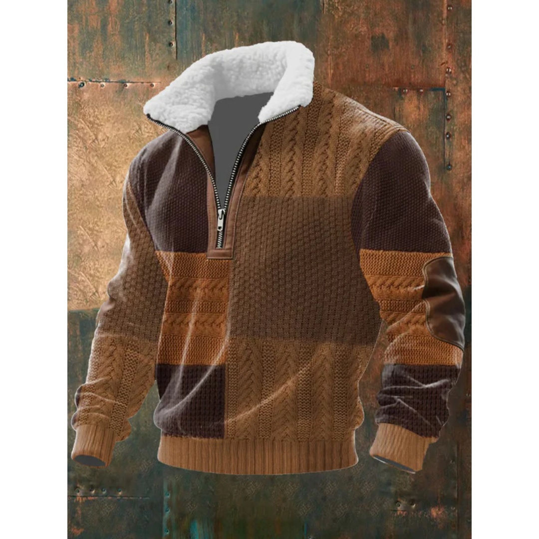 Pull Homme Polaire Col Montant Chaud – Florian