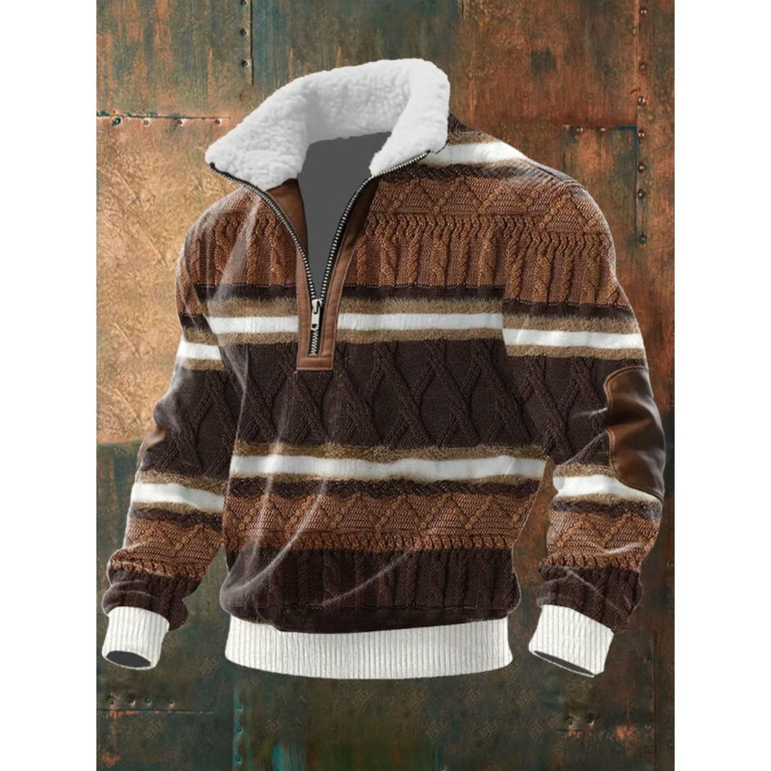 Pull Homme Polaire Col Montant Chaud – Florian