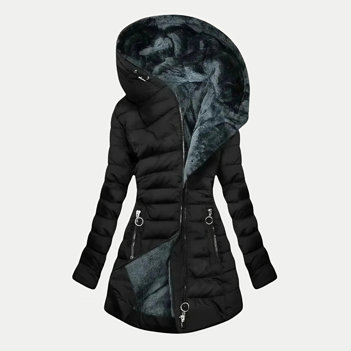 Manteau Femme d'Hiver Doublure Polaire Douce