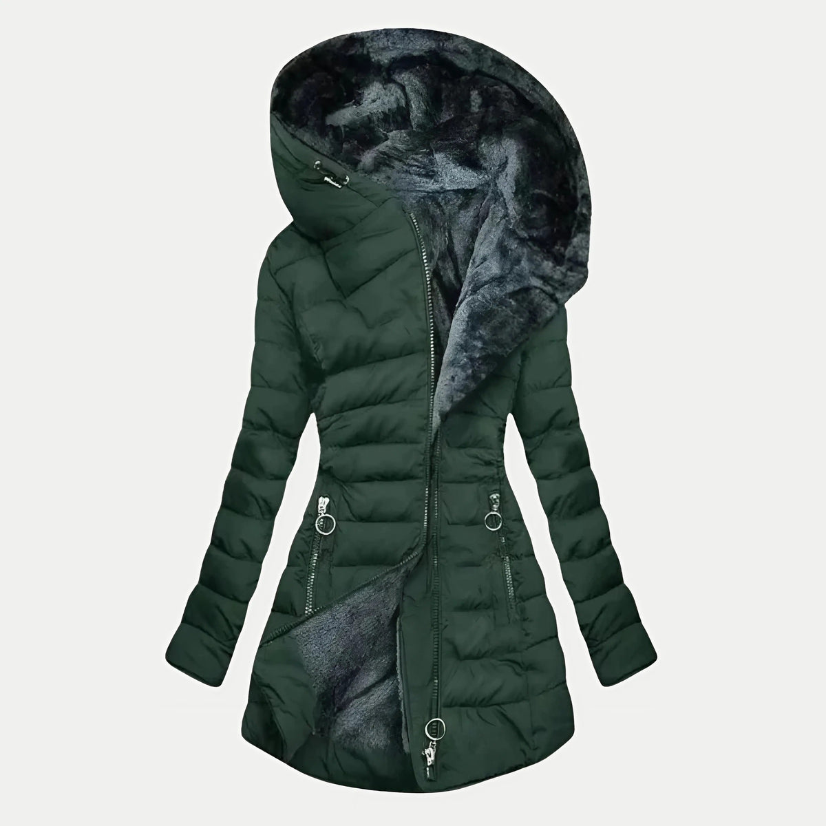 Manteau Femme d'Hiver Doublure Polaire Douce