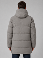Parka Homme Longue à Capuche Matelassée