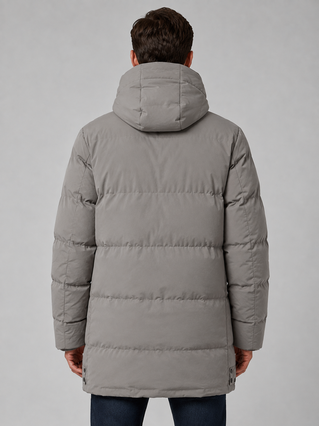 Parka Homme Longue à Capuche Matelassée