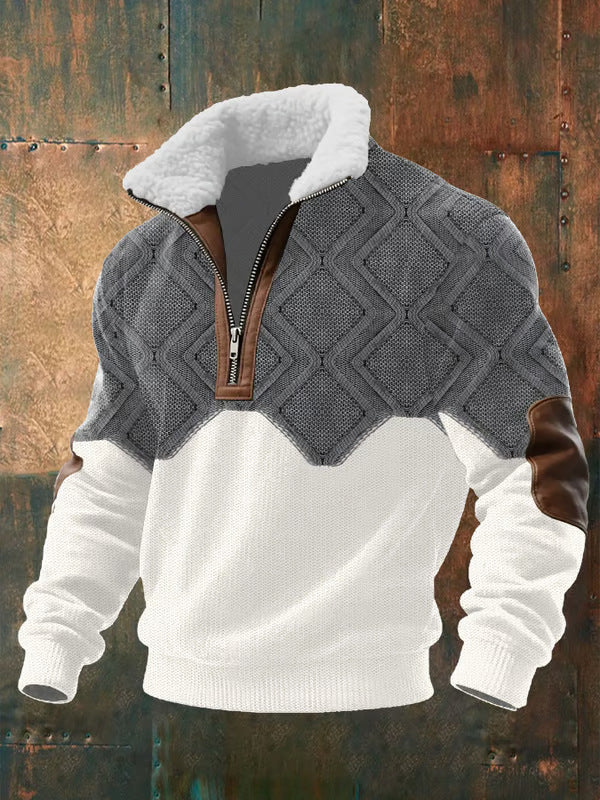 Pull Homme Polaire Col Montant Chaud – Florian