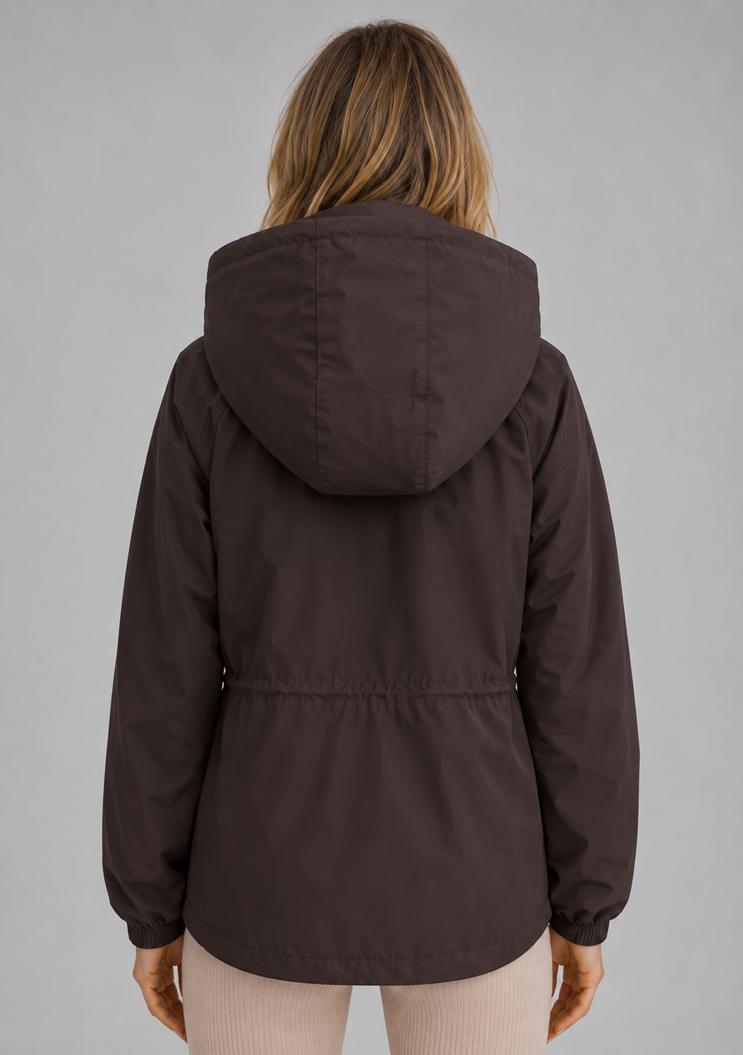 Veste de Pluie Femme à Capuche Imperméable et Coupe-Vent