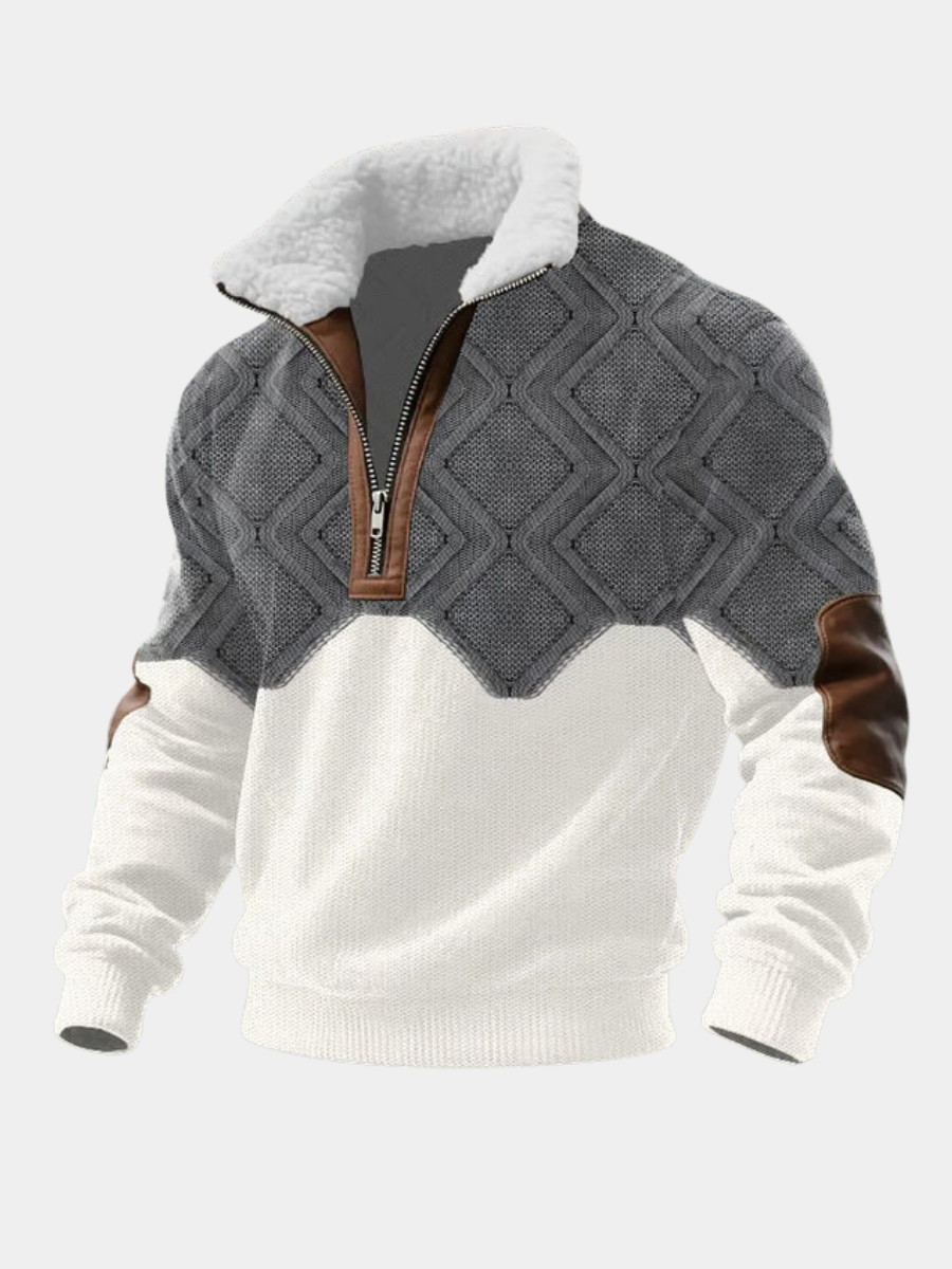 Pull Homme Polaire Col Montant Chaud – Florian