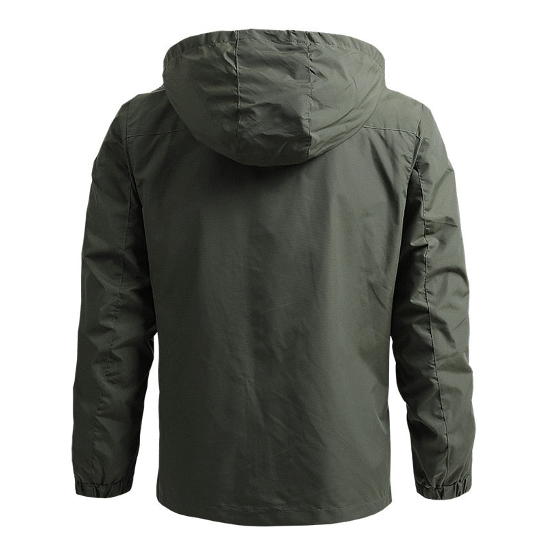 Veste Coupe-Vent Homme Imperméable Capuche Ajustable – Alain
