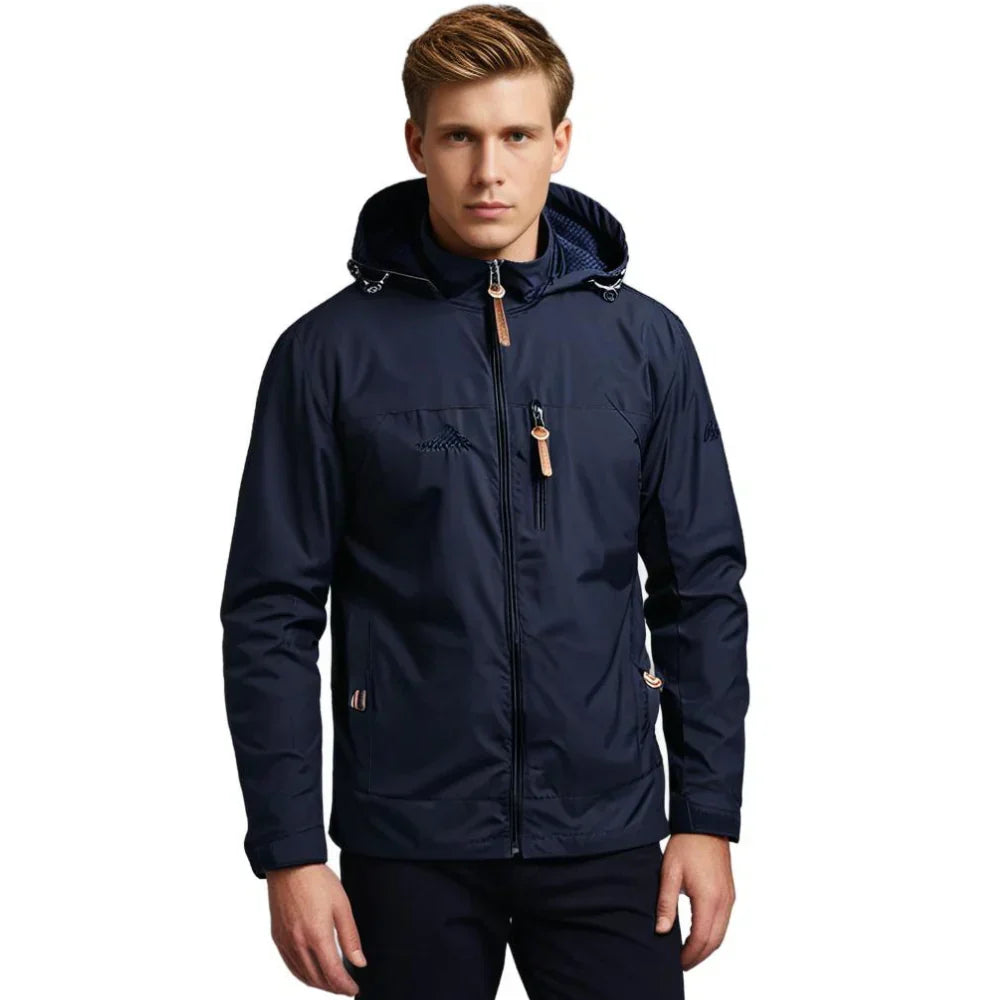 Veste Coupe-Vent Homme Imperméable Capuche Ajustable – Alain