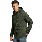 Veste Coupe-Vent Homme Imperméable Capuche Ajustable – Alain