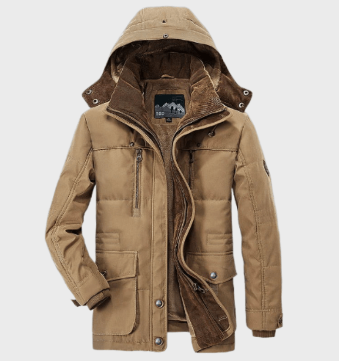 Doudoune Homme d'Hiver à Capuche Doublure Isolante – Allan