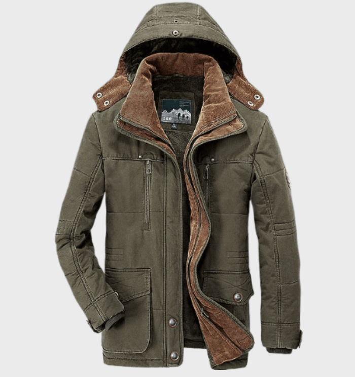Doudoune Homme d'Hiver à Capuche Doublure Isolante – Allan