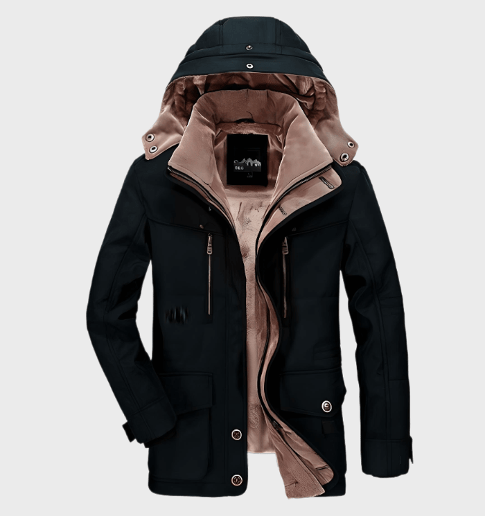 Doudoune Homme d'Hiver à Capuche Doublure Isolante – Allan