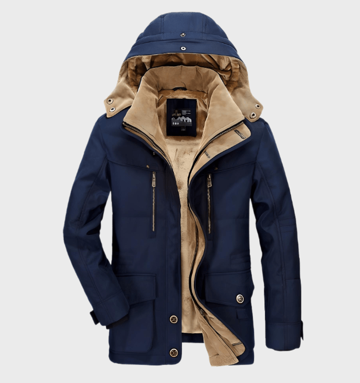 Doudoune Homme d'Hiver à Capuche Doublure Isolante – Allan