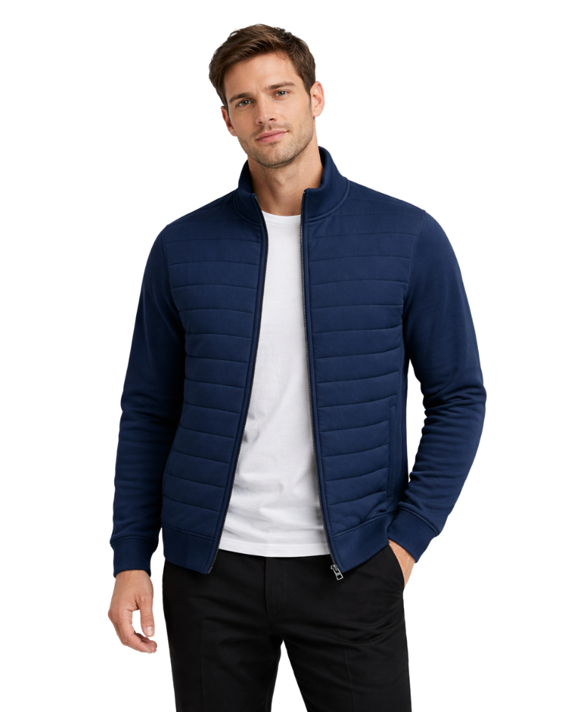 Veste Homme Col Montant en Coton Léger – Ferdie