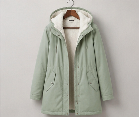 Parka Femme d'Hiver Doublure Polaire